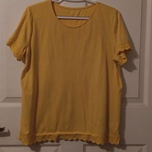 Laura Scott Large , ribbing on arms and bottom , small stain (see photo 2)